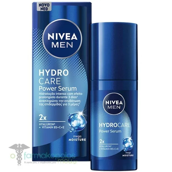 Nivea Men Hydrocare Power Serum Ενυδατικός Ορός Προσώπου για Άνδρες, 30ml