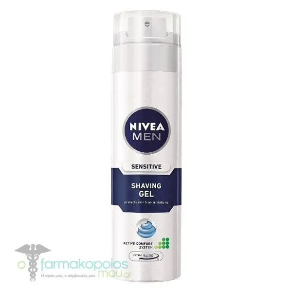 Nivea Men Sensitive Shaving Gel, 200ml