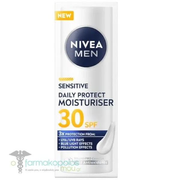 Nivea Men Sensitive Triple Protect SPF30, 50ml
