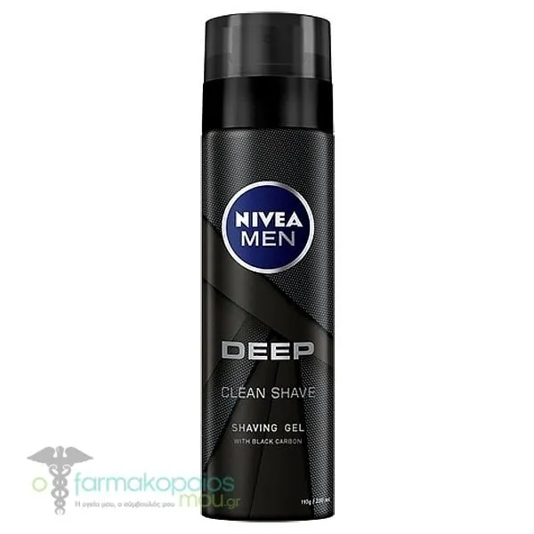 Nivea Men Deep Clean Shave Shaving Gel, 200ml