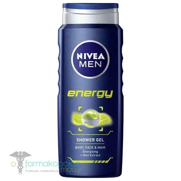 Nivea Men Shower Gel Energy, 500ml
