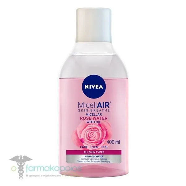 Nivea Micellar Rose Water with Oil, 400ml
