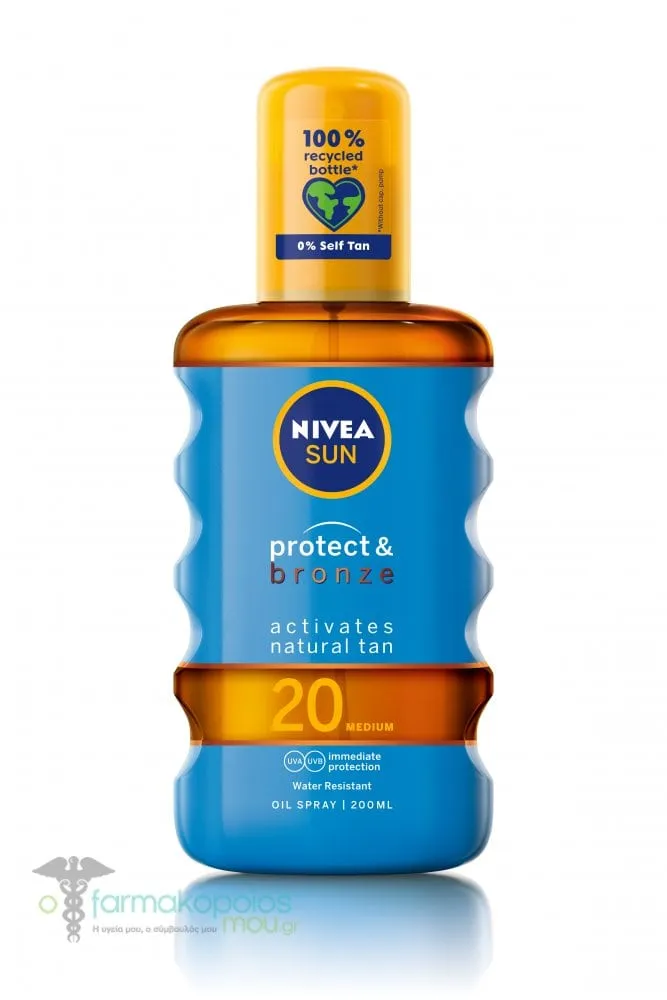 Nivea Protect & Bronze Oil SPF20, 200ml