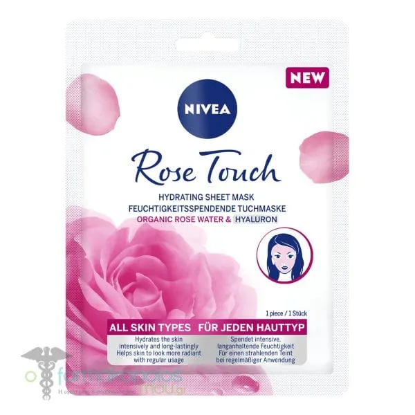 Nivea Rose Touch Hydrating Sheet Mask, 1pc