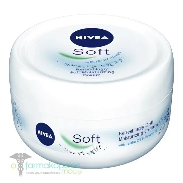 Nivea Soft Cream Moisturizing Body Cream, 200ml