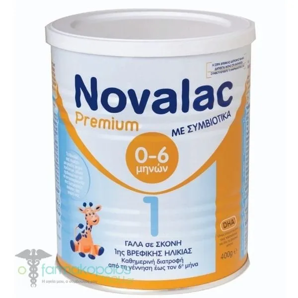Novalac Premium 1 Baby Milk 0-6m, 400gr