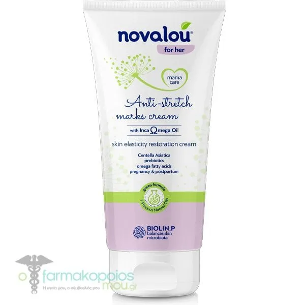 Novalou for Her Anti-Stretch Marks Cream Κρέμα για Πρόληψη Ραγάδων, 150ml