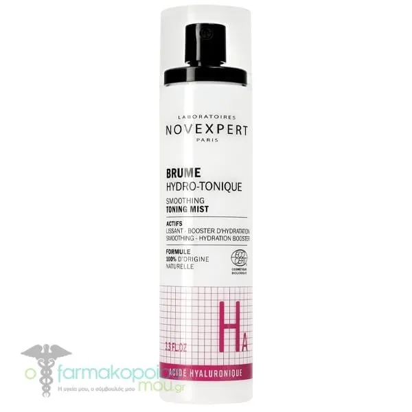 Novexpert Smoothing Toning Mist για Ενυδάτωση με Υαλουρονικό Οξύ, 100ml