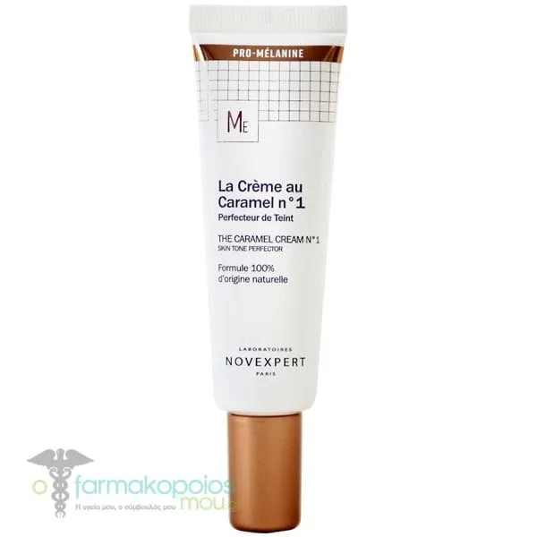 Novexpert The Caramel Cream No1 Light Ενυδατική Κρέμα με Χρώμα, 30ml
