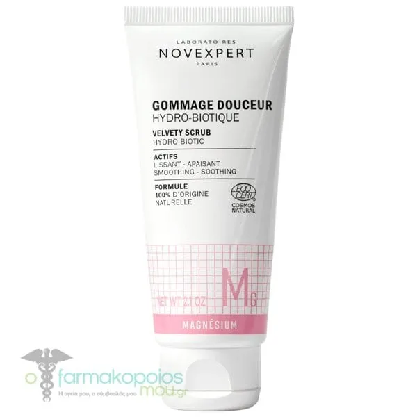 Novexpert Velvety Scrub Hydro-Biotic Απολεπιστικό Προσώπου, 60ml