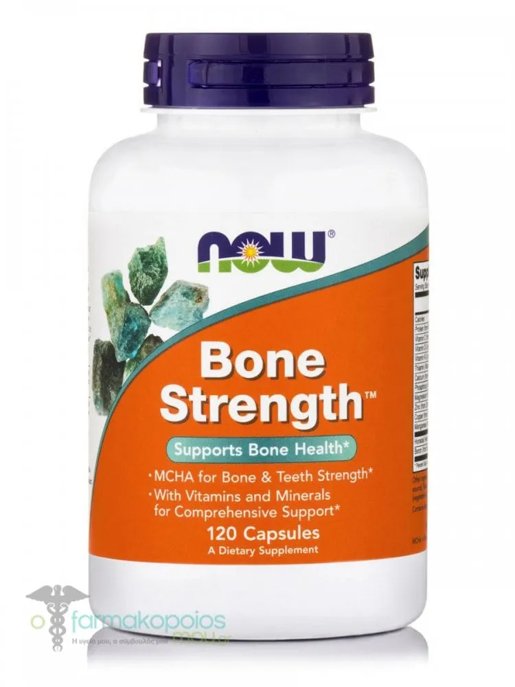 Now Foods Bone Strength w/ Calcium (MCHA Formula), 120caps