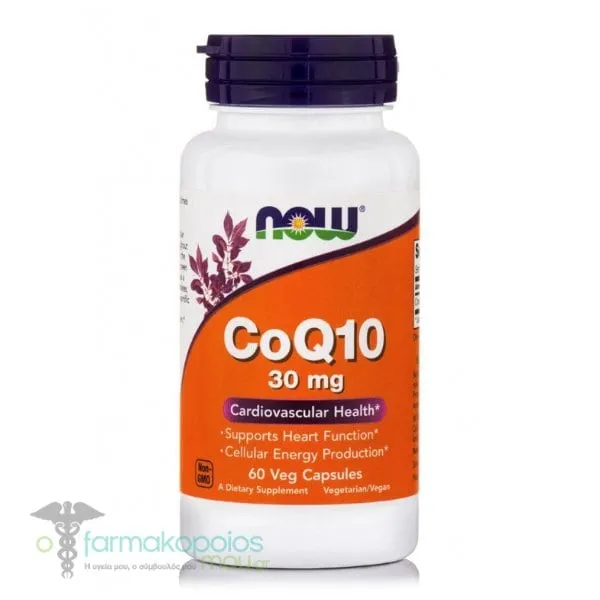 Now CoQ10 30mg, 60veg.caps