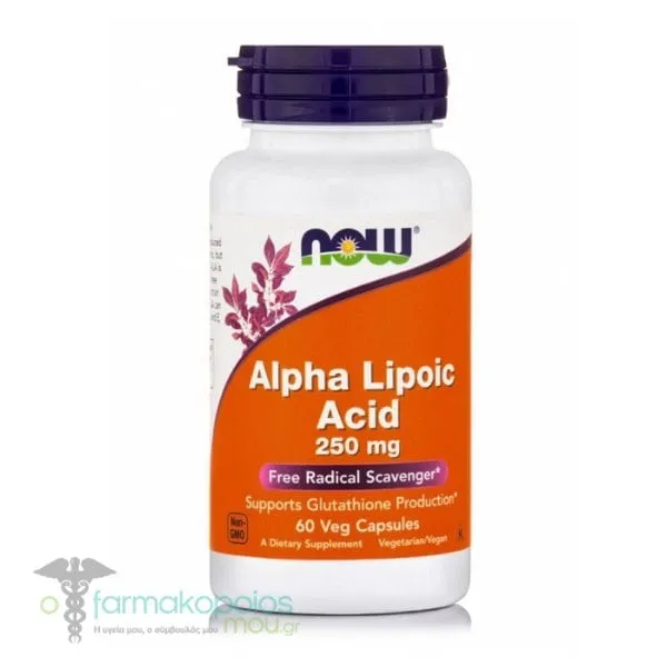 Now Foods Alpha Lipoic Acid 250mg, 60veg.caps