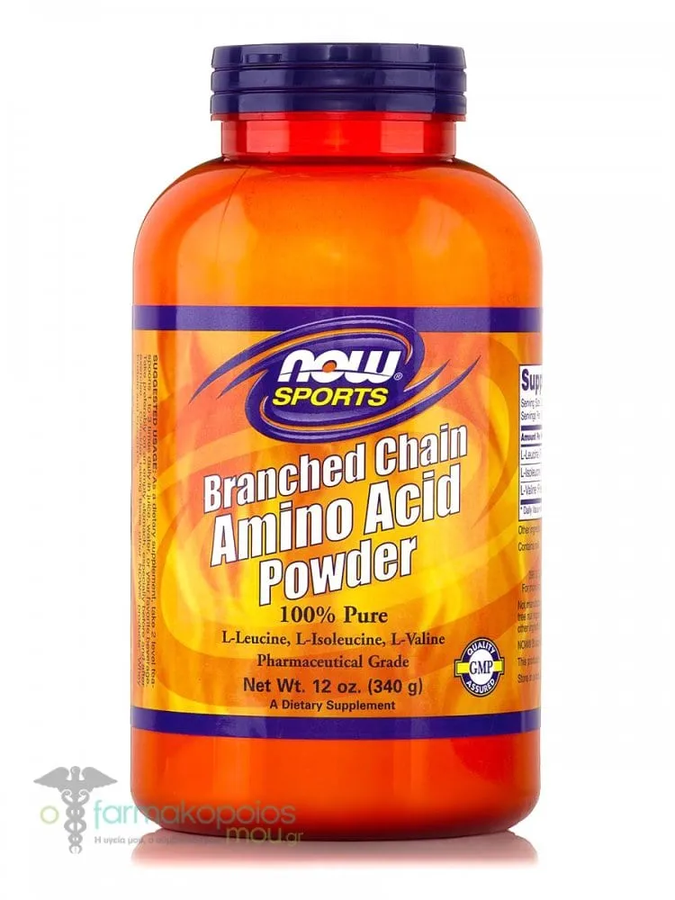 Now Sports BCAA Powder, 340gr