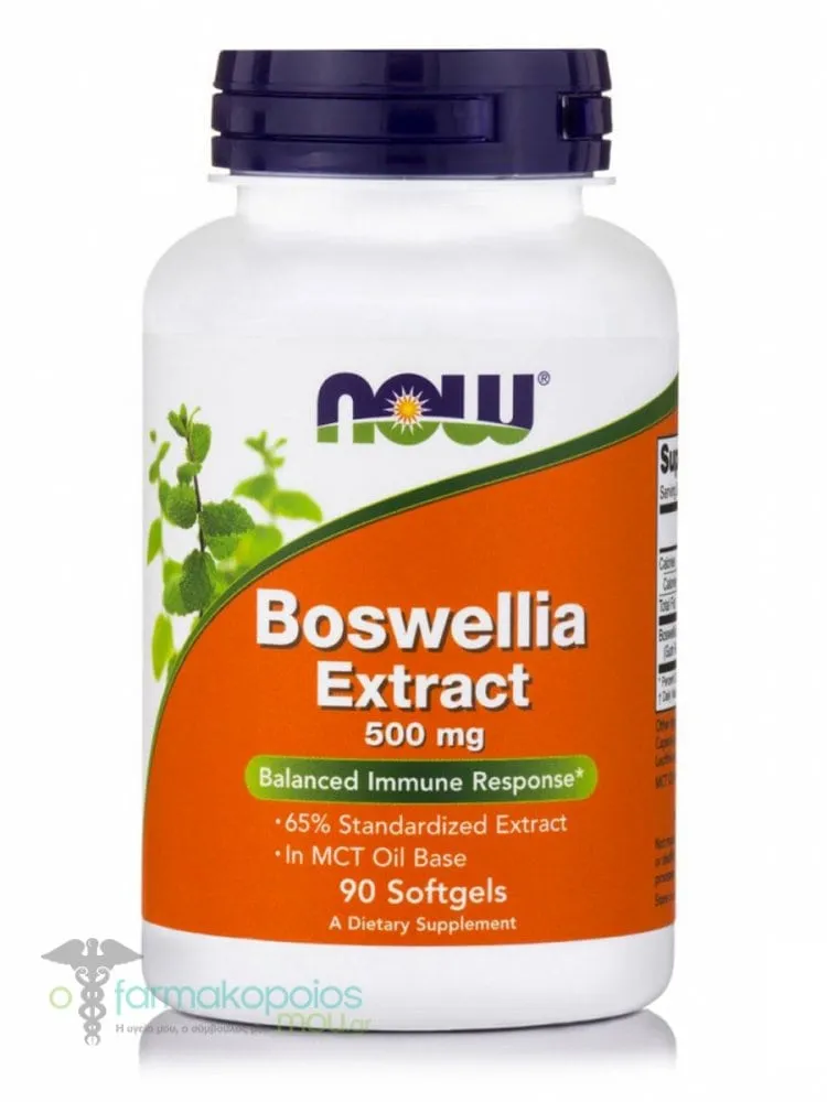 Now Foods Boswellia Extract 500mg, 90softgels