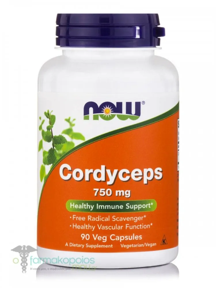 Now Foods Cordyceps 750mg, 90veg.caps