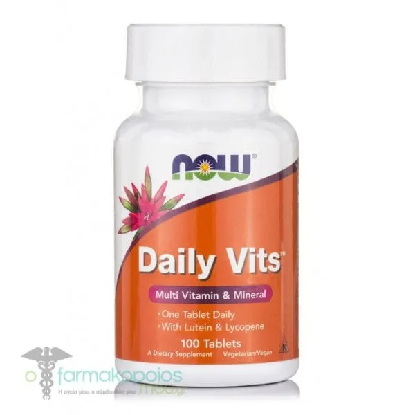 Now Foods Daily Vits Multi, 100tabs
