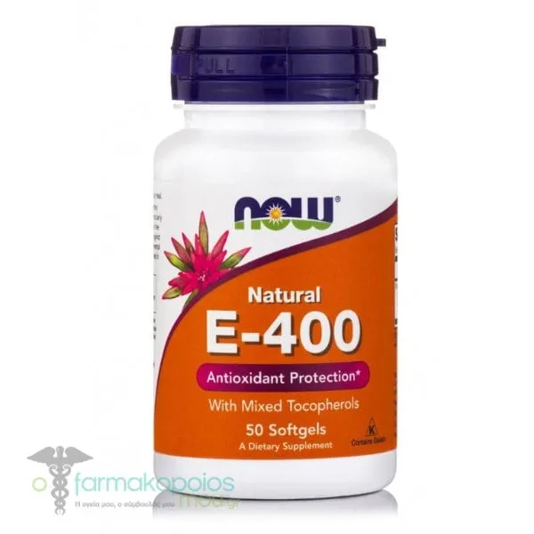 Now Foods E-400, 50Softgels