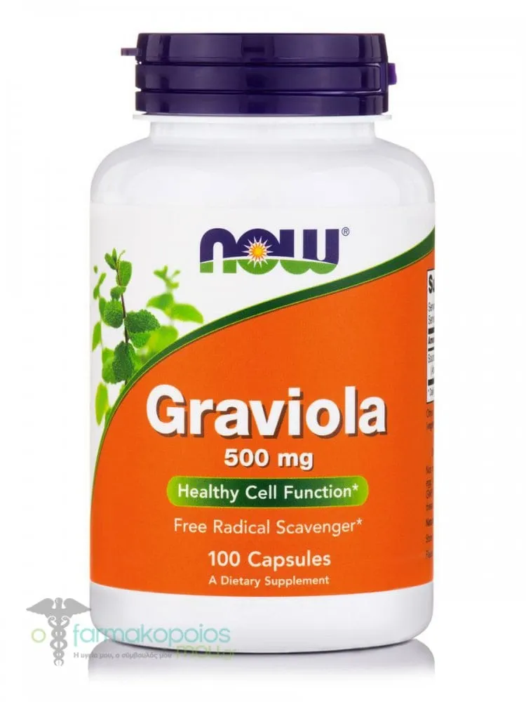 Now Foods Graviola 500mg, 100veg.caps
