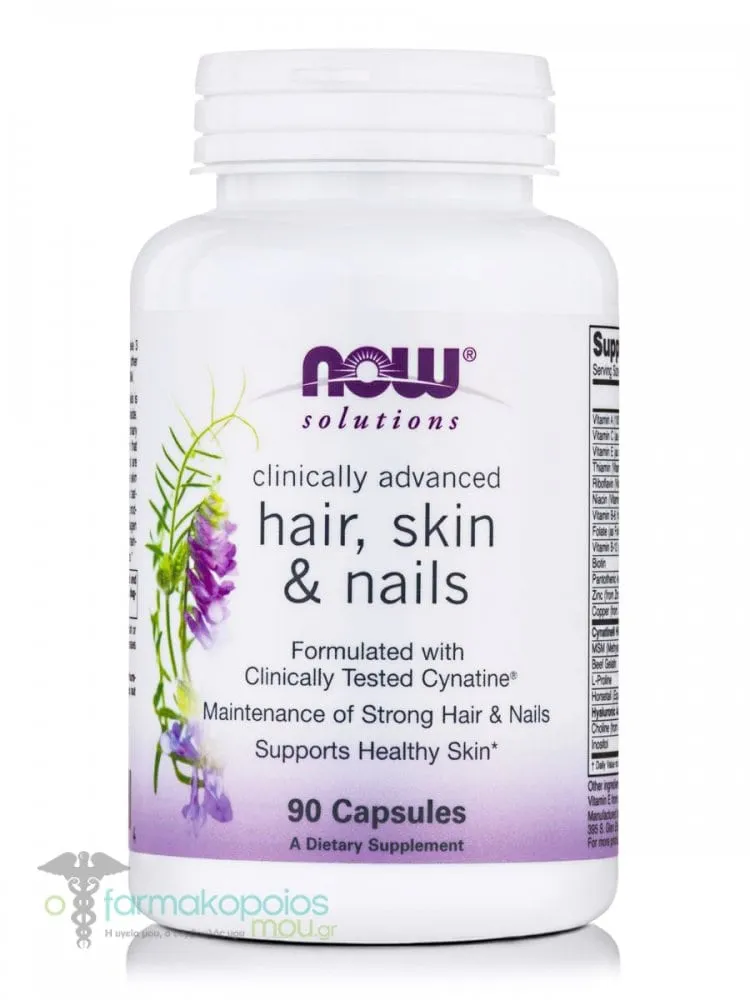 Now Foods Hair, Skin & Nails, 90caps
