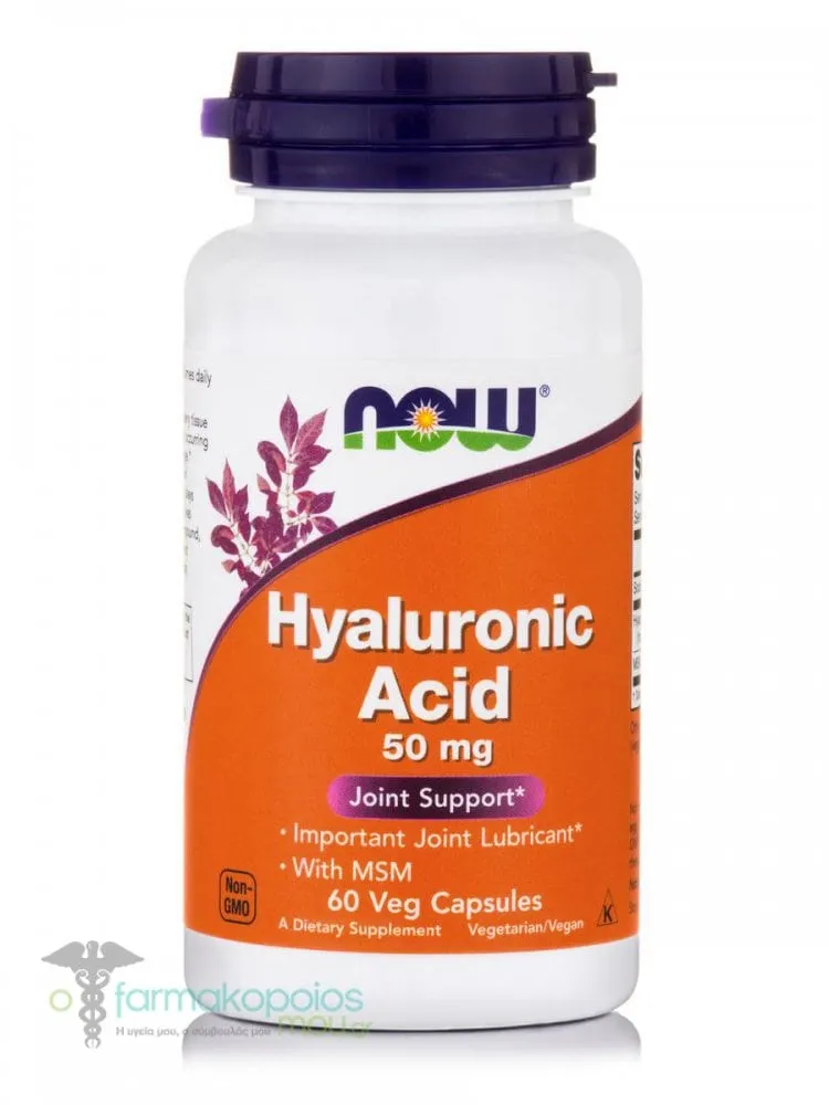 Now Foods Hyaluronic Acid 50mg, 60veg.caps