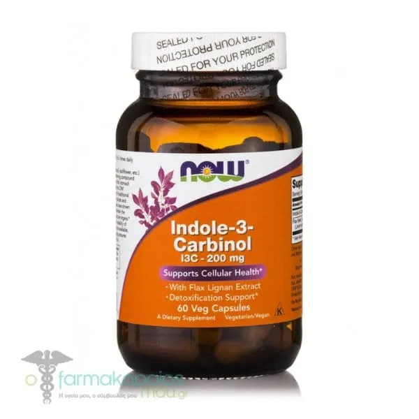 Now Foods Indole-3-Carbinol 200mg, 60veg.caps