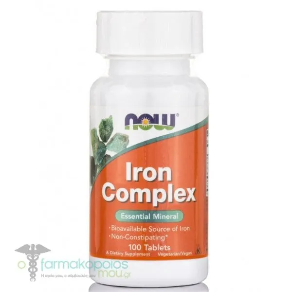 Now Foods Iron Complex, 100tabs