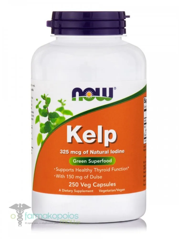 Now Foods Kelp 325mcg, 250vegcaps