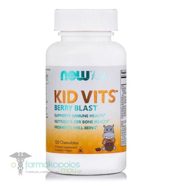 Now Foods Kid Vits Berry Blast, 120chewables