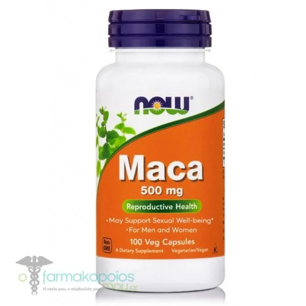 Now Foods Maca 500mg, 100veg.caps