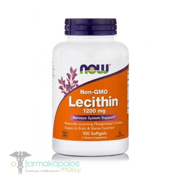 Now Foods Non GMO Lecithin 1200mg, 100softgels
