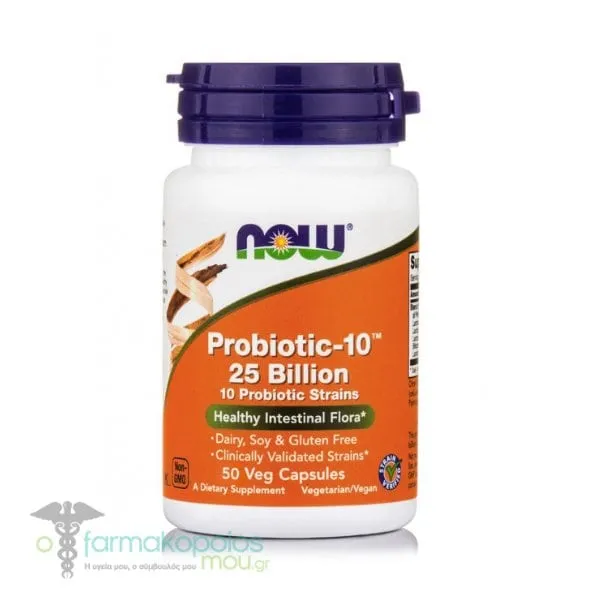 Now Foods Probiotic-10™ 25 Billion, 50veg.caps