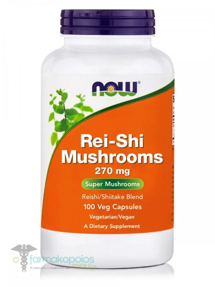 Now Foods Rei-Shi Mushrooms 270mg, 100veg.caps