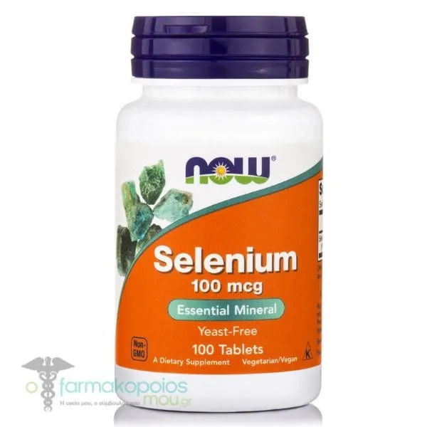 Now Foods Selenium 100mcg, 100tabs