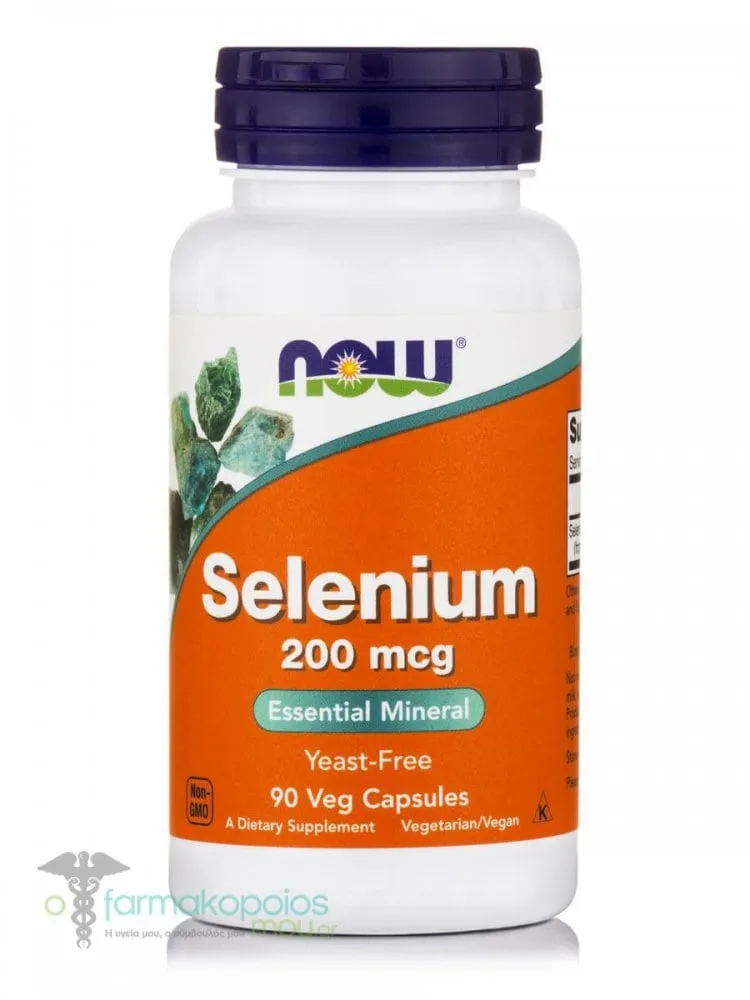 Now Foods Selenium 200mcg, 90 Veg.caps