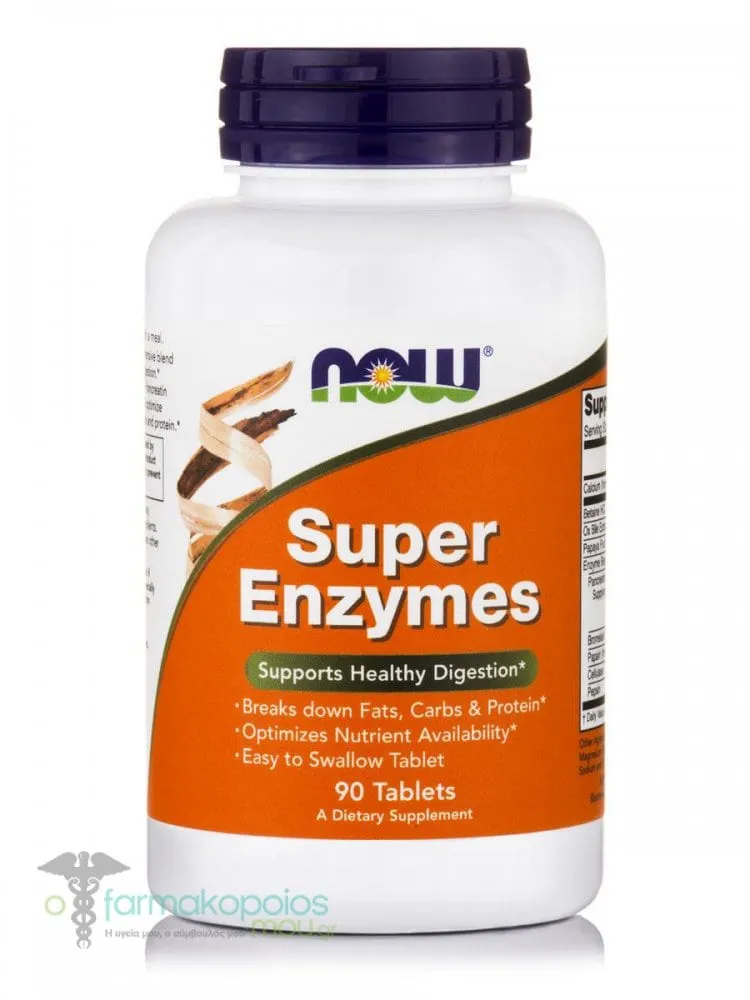 Now Foods
 Super Enzymes, 90tabs