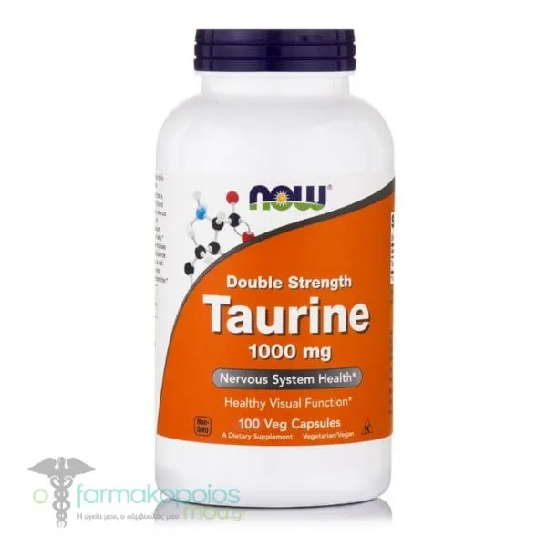 Now Foods Taurine 1000mg, 100veg.caps