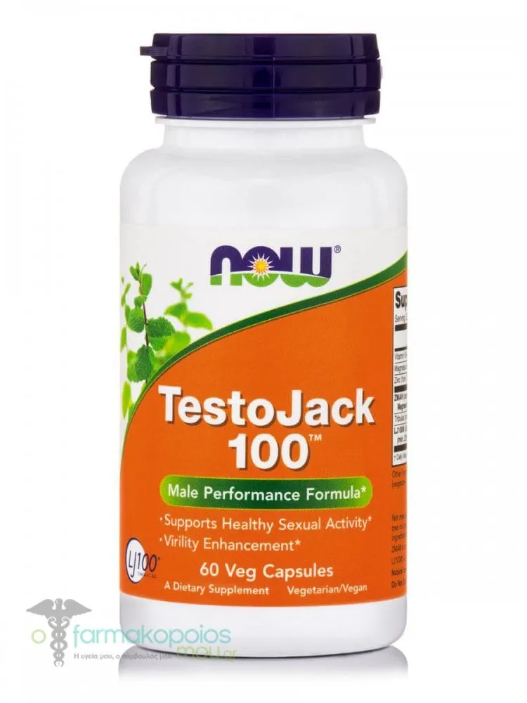 Now Foods TestoJack 100mg, 60 vegcaps
