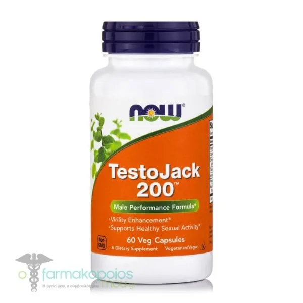 Now Foods TestoJack 200mg, 60veg.caps