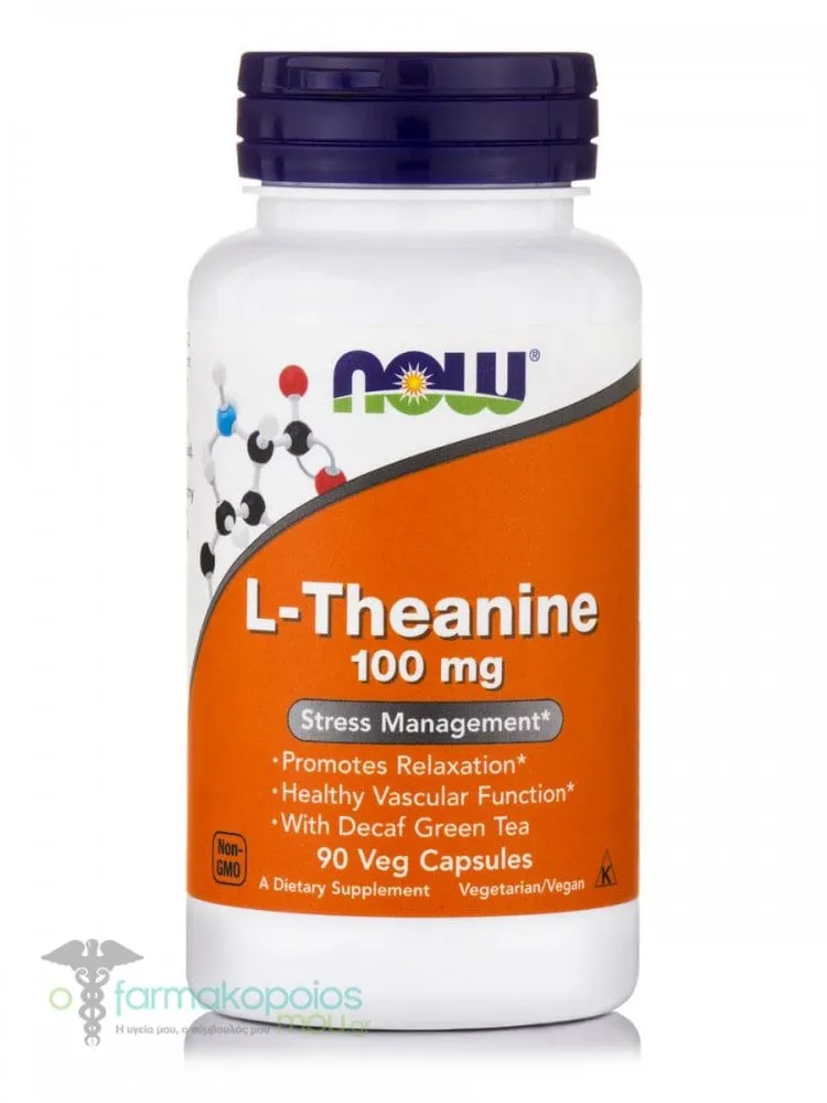 Now L-Theanine 100mg, 90veg.caps