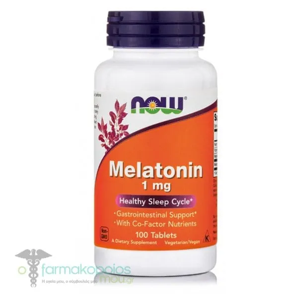 Now Melatonin 1mg, 100caps