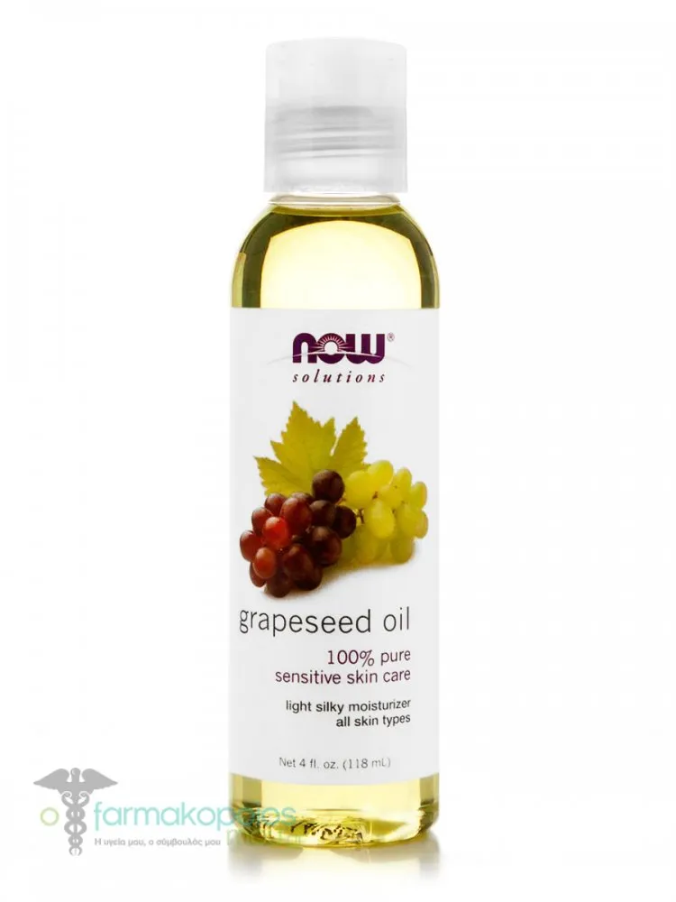 Now Solutions Grape Seed Oil, 118ml