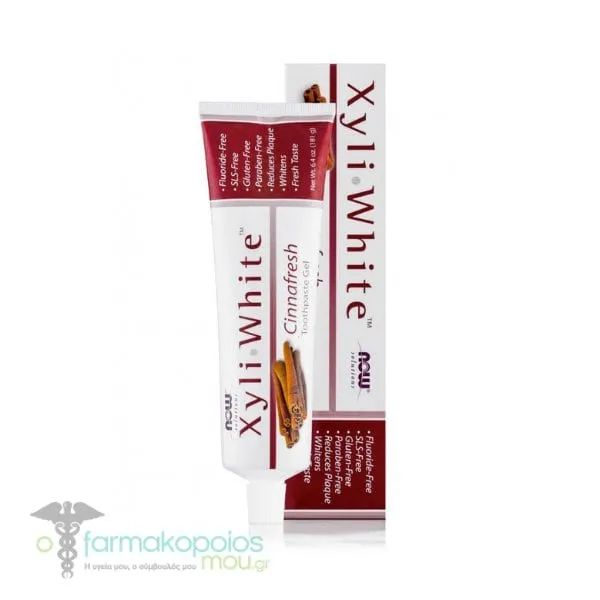 Now Solutions Xyli White Cinnamon Toothpaste Gel, 181g