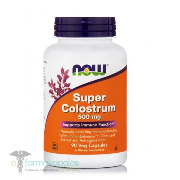 Now Super Colostrum 500mg, 90veg.caps