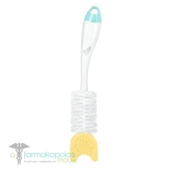 Nuk Bottle Brush 2-in-1 with Sponge, 1pc - Μέντα