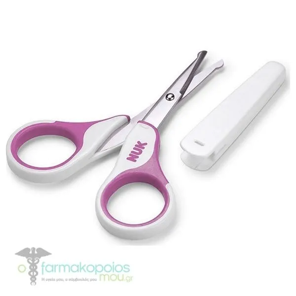 NUK Baby Nail Scissors, 1pc - Ρόζ