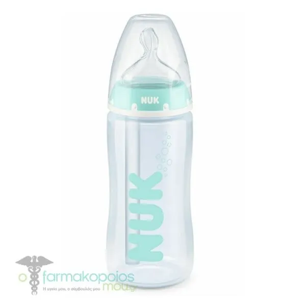 NUK Anti-Colic Professional Plastic Bottle with Silicone Teat 0-6m (10741107), 300ml