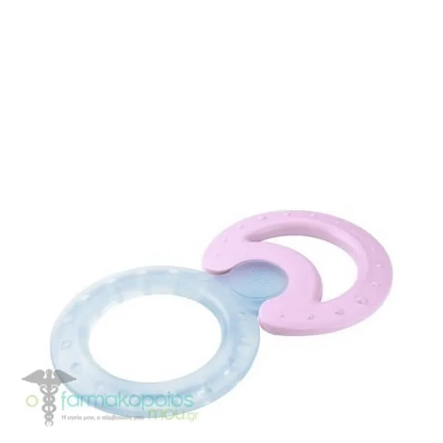 NUK Cool Teether Set 3m+, 2pcs - Ρόζ