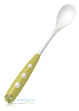 NUK Easy Learning Feeding Spoon 6m+, 2pcs - Πρασινο
