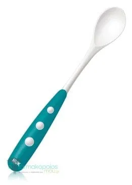 NUK Easy Learning Feeding Spoon 6m+, 2pcs - Μπλέ